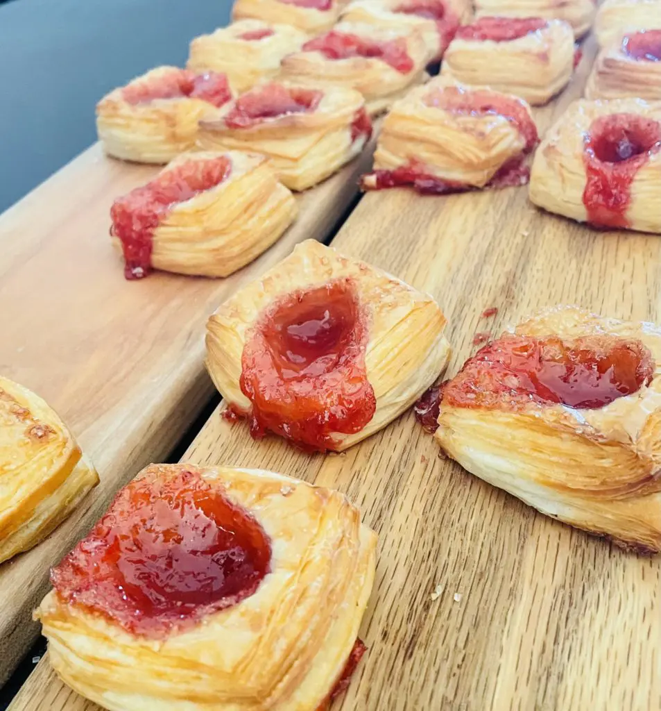 Strawberry croissants from Black Rooster Bakery. Photo by Courtney Dabney.