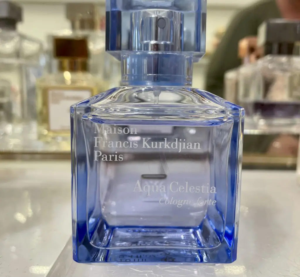 Maison Francis Kurkdjian - Aqua Celestina from the cologne forte collection. Photo by Courtney Dabney.