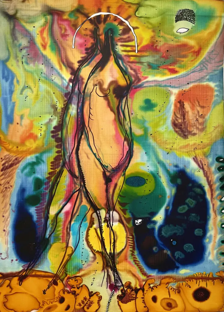 Oksana Movchan's "Friendly Fire," 2000, for sale at the Slava Ukraini! fundraiser at Anya Tish Gallery