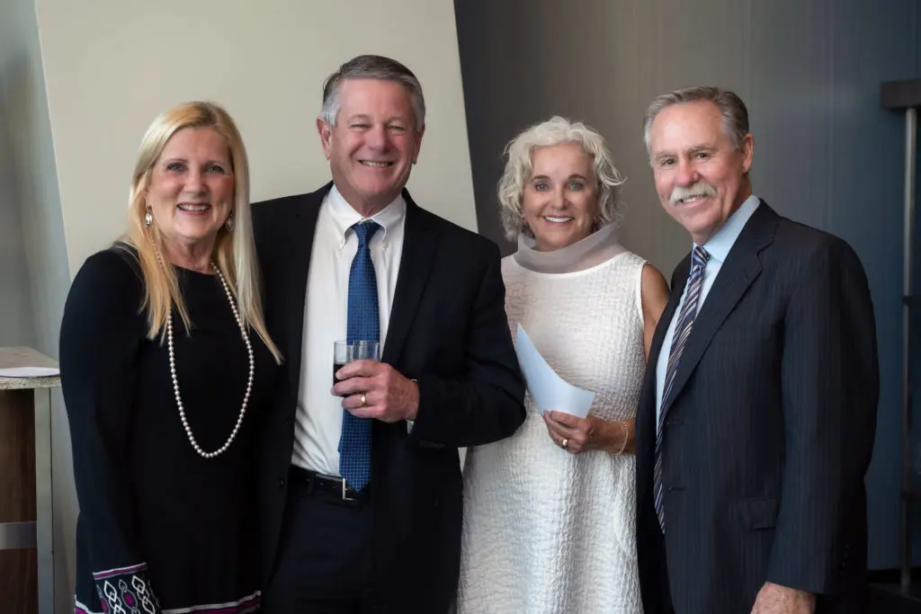 Susan & Mike Holland, Carol & Phil Garner at Texas Children's Cancer and Hematology Center's An Evening with Baseball Legends 