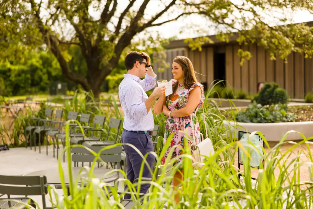 Taylor Mattingly, Maricarolyn Stith at The Secret Garden Party held in Houston Botanic Garden 