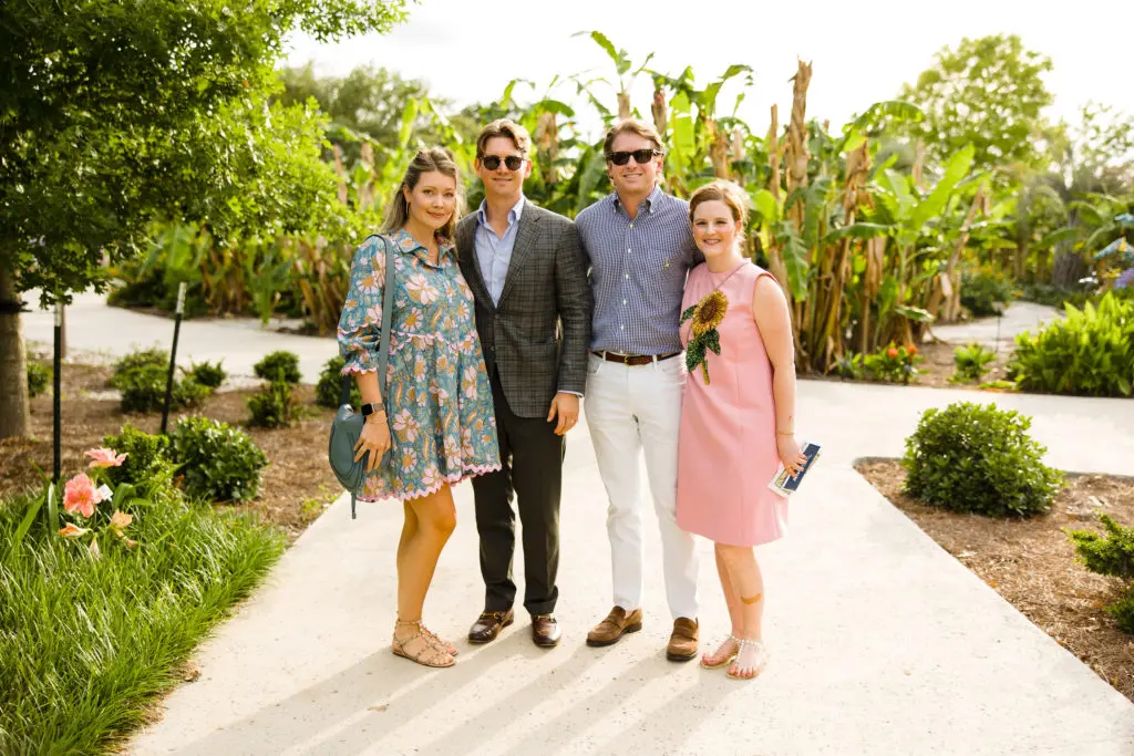 Anna & Darren Lindamood, Carter Ware, Jenna Lindley at The Secret Garden Party held at Houston Botanic Garden