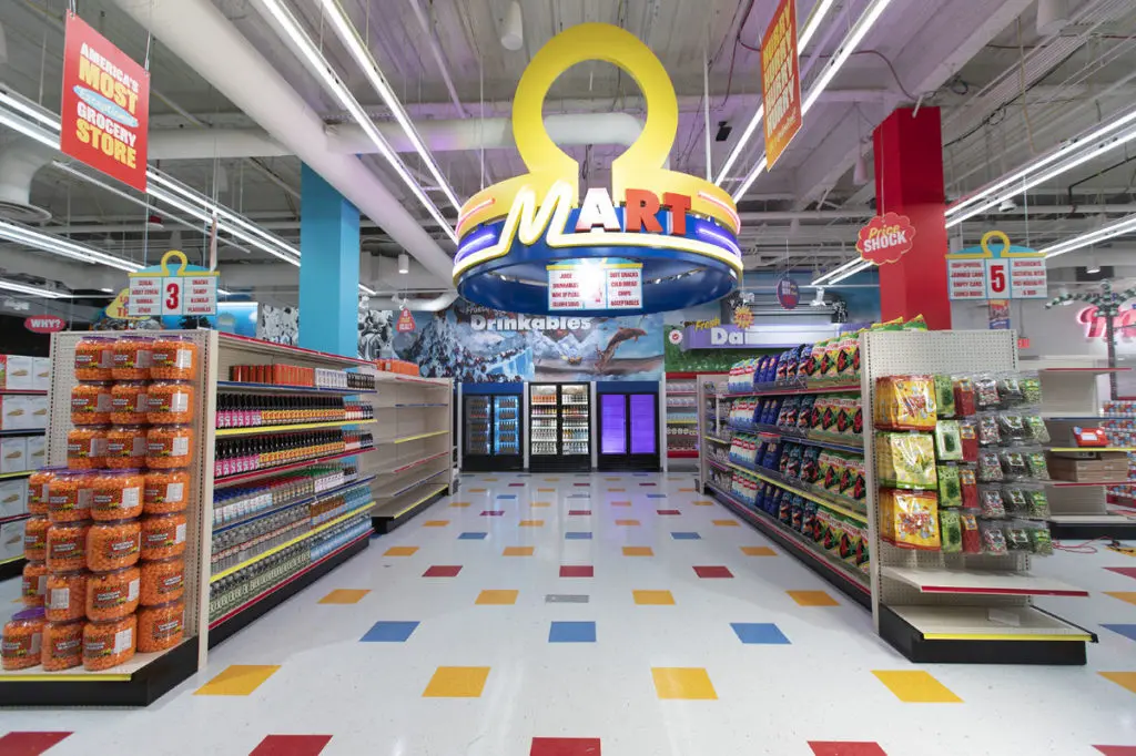 Meow Wolf's Omega Mart debuted in Las Vegas in 2021.