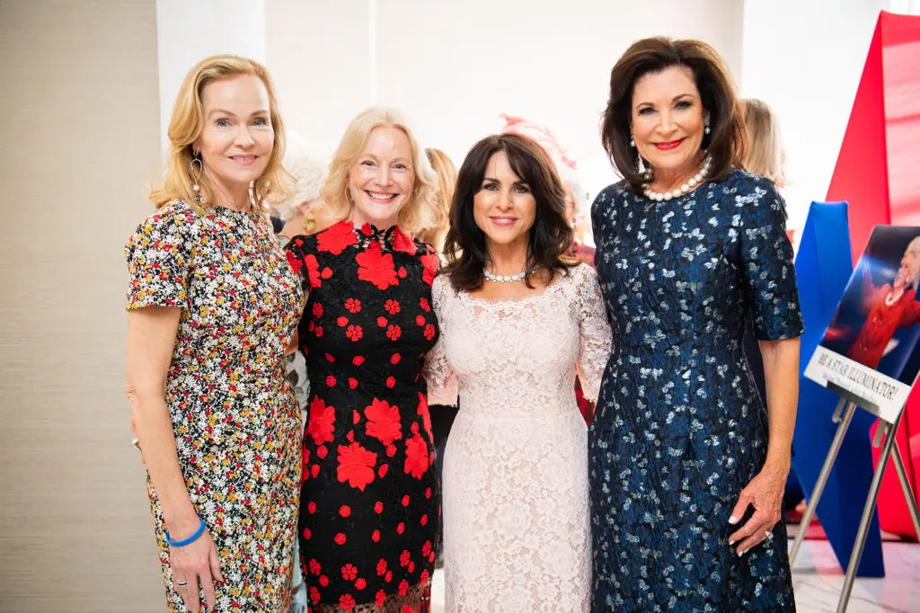 Alice Mosing, Trish Morille, Maria Bush, Betty Hrncir at the Barbara Bush Houston Literacy Foundation Celebration of Reading (Photo by Michelle Watson, CatchLightGroup.com)
