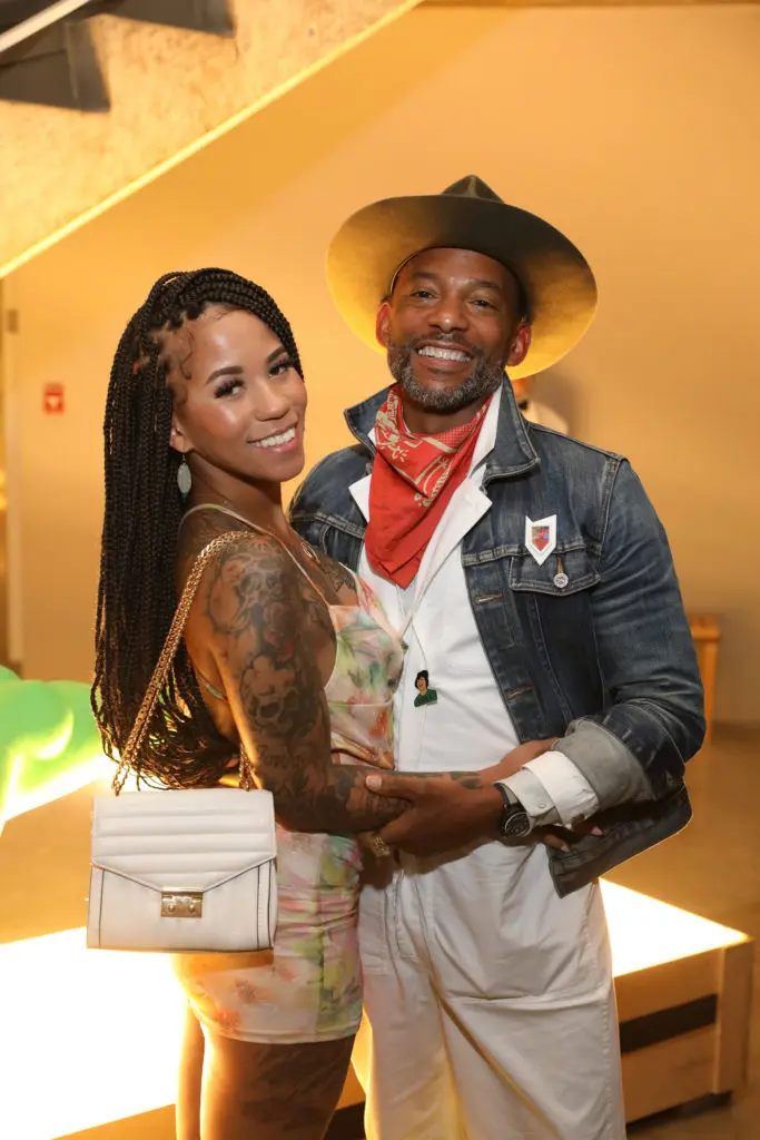 Amelia Brooks, Marlon Hall at the CAMH 'Secret Underground' gala  (Photo by Priscilla Dickson)