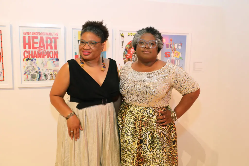 Angel Rundolph, Necole Irvin at the CAMH 'Secret Underground' gala
 (Photo by Priscilla Dickson)