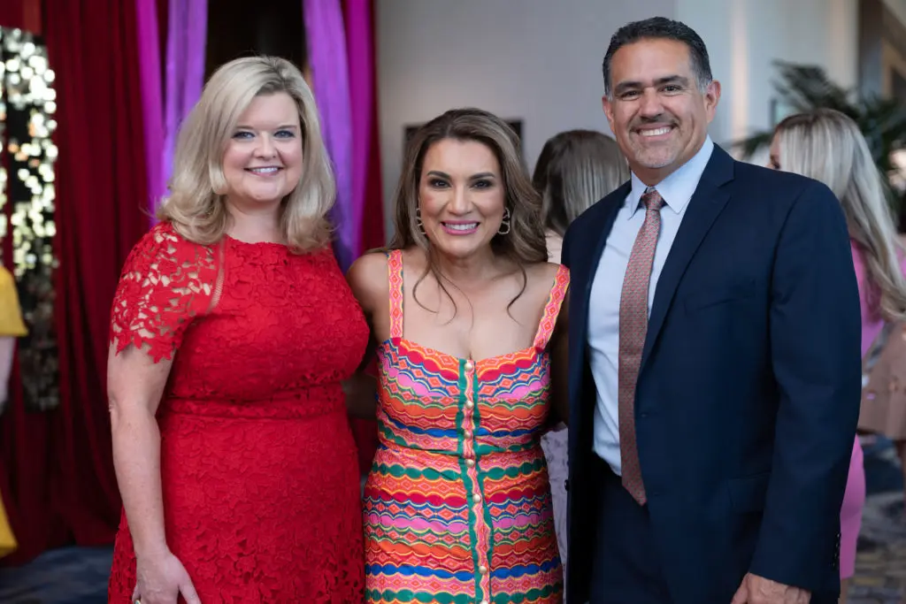 Ann Massey, Isela Garcia, Juan Garcia at the Latin Women's Initiative 20th anniversary luncheon (Photo by Daniel Ortiz)