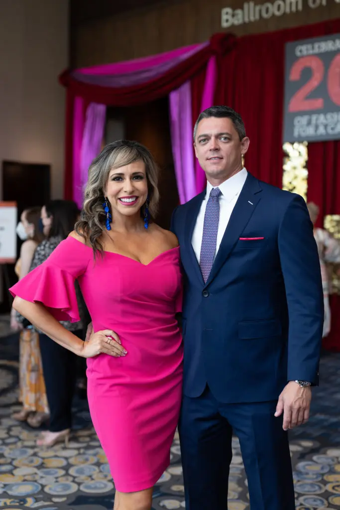 Arcy Munoz, Jonathan Marshall at the Latin Women's Initiative 20th anniversary luncheon (Photo by Daniel Ortiz)