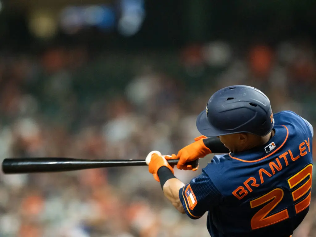 Michael Brantley takes professional hitter to a new level. (Photo by F. Carter Smith)