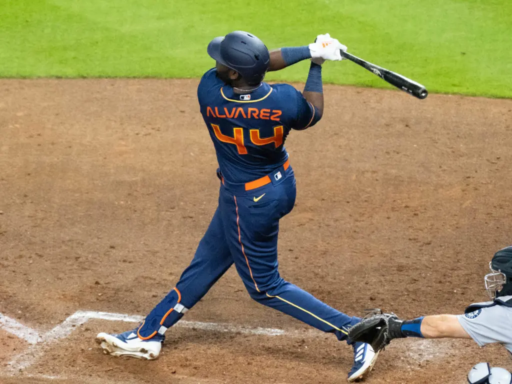 Yordan Alvarez's swings are almost the stuff of modern legend. (Photo by F. Carter Smith)