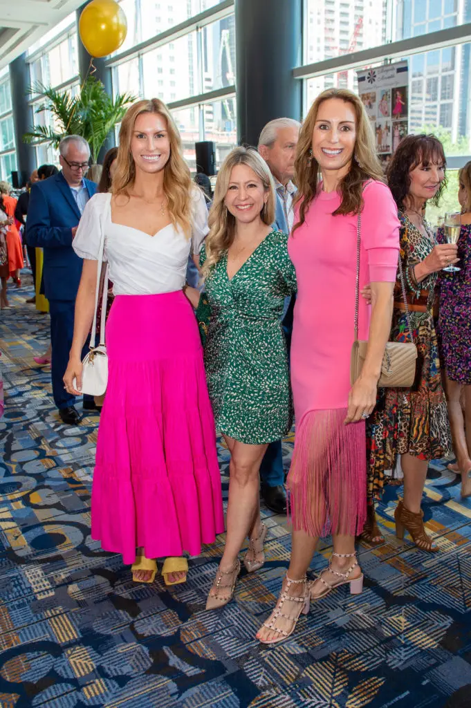 Blair Bentley, Margot Marcell, Brooke Bentley at the Latin Women's Initiative 20th anniversary luncheon (Photo by Jacob Power)