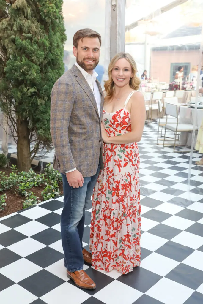 Jason & Stacy Johnson at the Children's Memorial Hermann al fresco dinner (Photo by Priscilla Dickson)