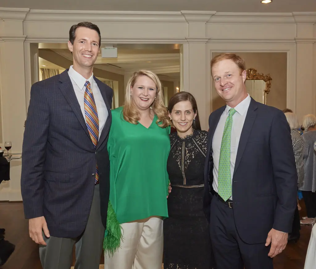 Zachry & Mimi Brown and Molly & Grant Butkus chair the Coastal Prairie Conservancy (formerly the Katy Prairie Conservancy) dinner evening (Photo by Tom Dubrock)