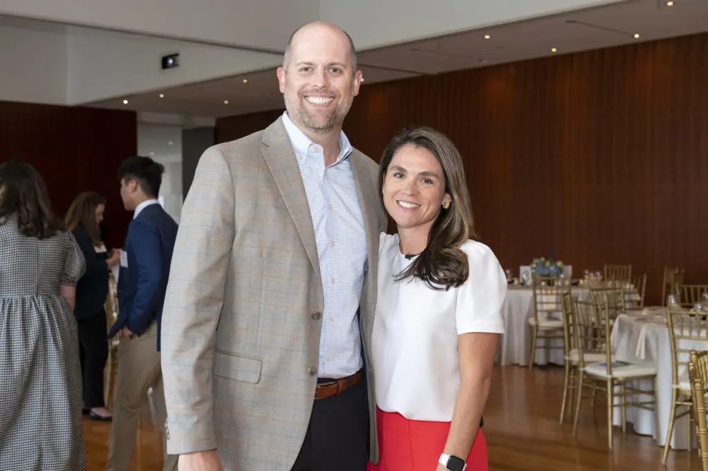 Greater Houston Foundation board chair Chris Weekley, Lacey Fluor Goossen (Photo courtesy of the Greater Houston Community Foundation)