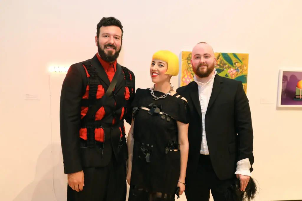 Christopher Scott, Patricia Restrepo, Cody Fitzsimmons at the CAMH 'Secret Underground' gala  (Photo by Priscilla Dickson)
