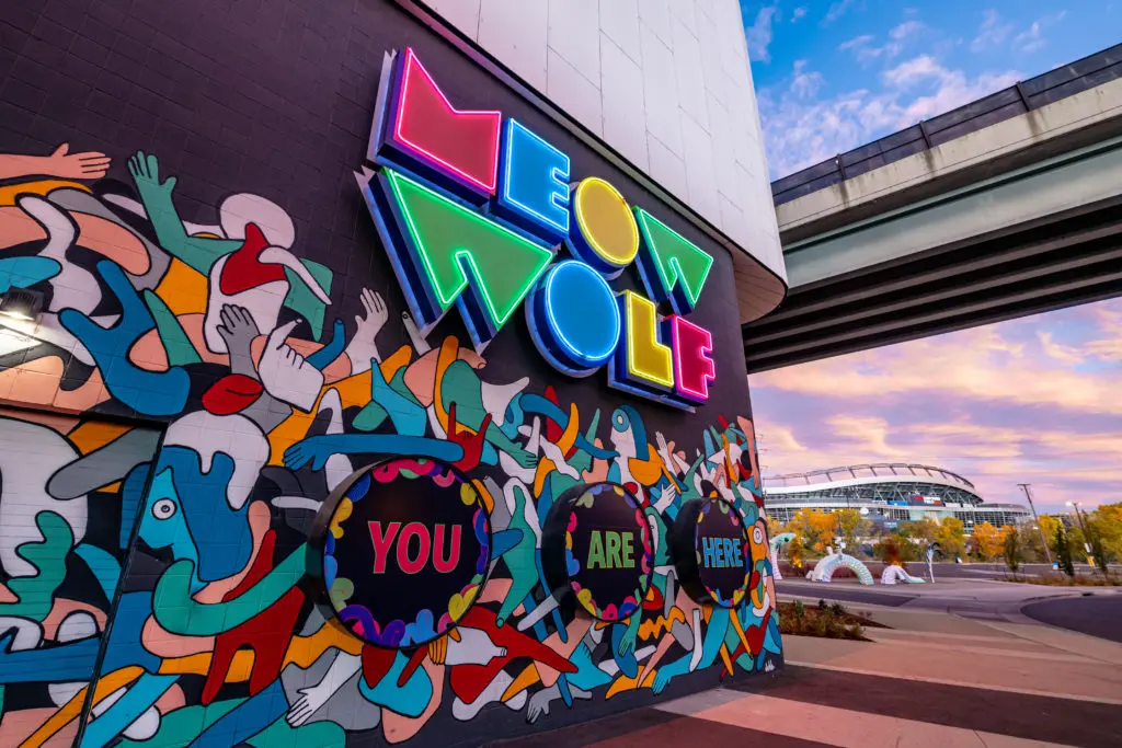 Meow Wolf Convergence Station is located right by Bronco Stadium. (Photo by Jess Bernstein / Courtesy of Meow Wolf)