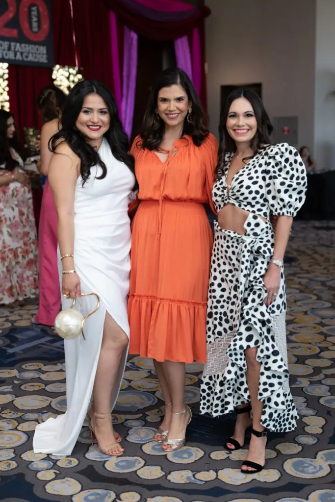 Daisy Mendoza, Gloria Bounds, Michele Leal at the Latin Women's Initiative 20th anniversary luncheon (Photo by Daniel Ortiz)