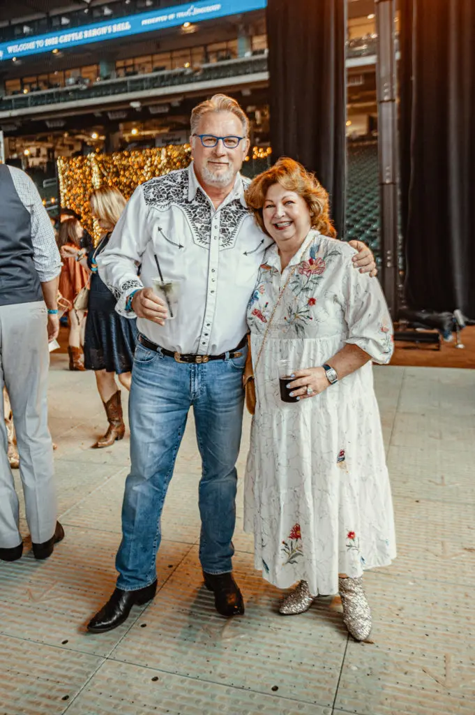 Danny & Robin Klaes at the Cattle Baron's Ball at Minute Maid Park