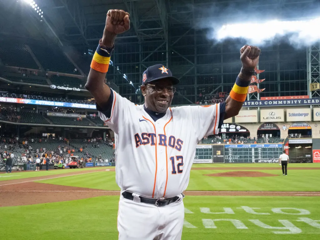 Astros manager Dusty Baker earned every bit of glory the 2,000 wins have given him. (Photo by F. Carter Smith)