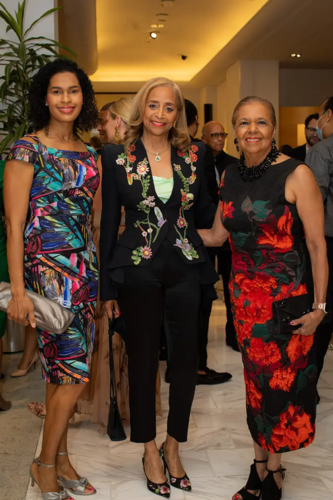 Erica Burnette, Best Dressed Hall of Famers Cheryl Creuzot and Yvonne Cormier at the Best Dressed announcement party (Photo by Miroma  Photography)