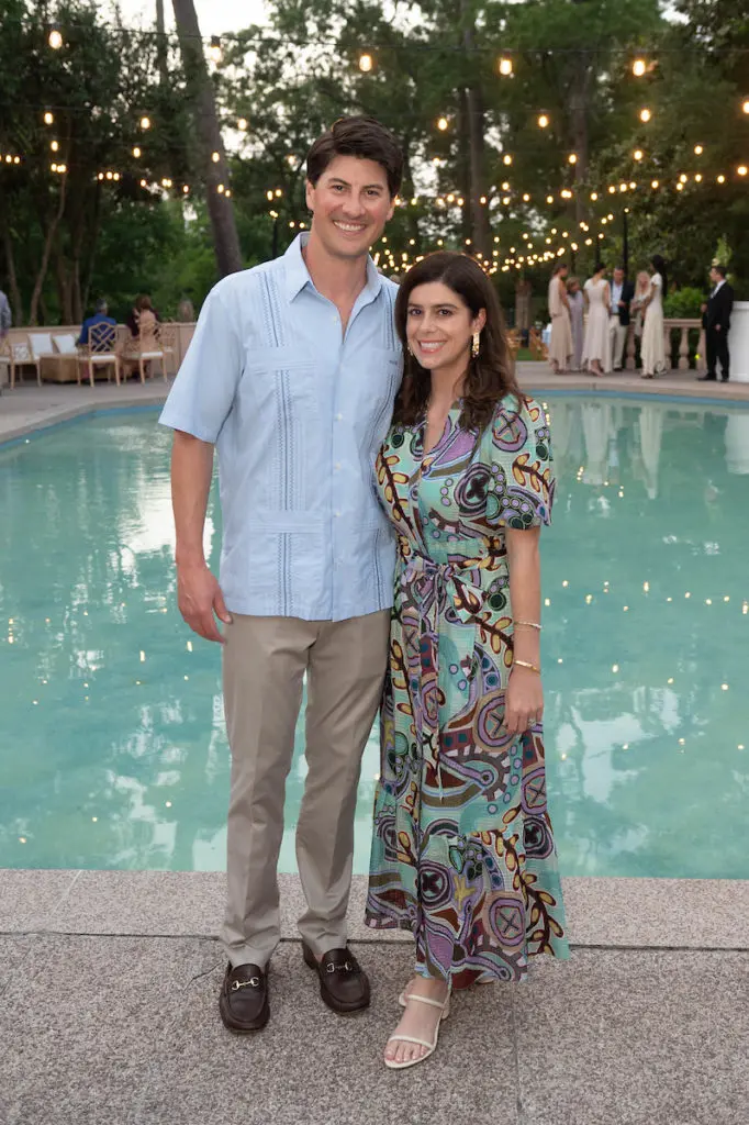 Geer & Libba Blalock at the Rienzi Spring Party (Photo by Wilson Parish)