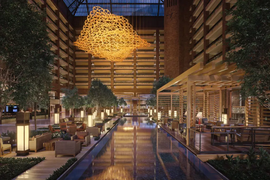 The Hilton Anatole is one of Dallas best summer staycation destinations.