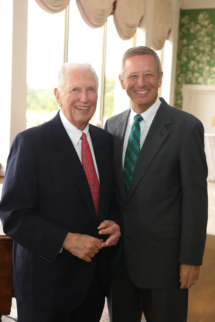 John Butler, David Wuthrich at the Men of Distinction luncheon (Photo by Priscilla Dickson)