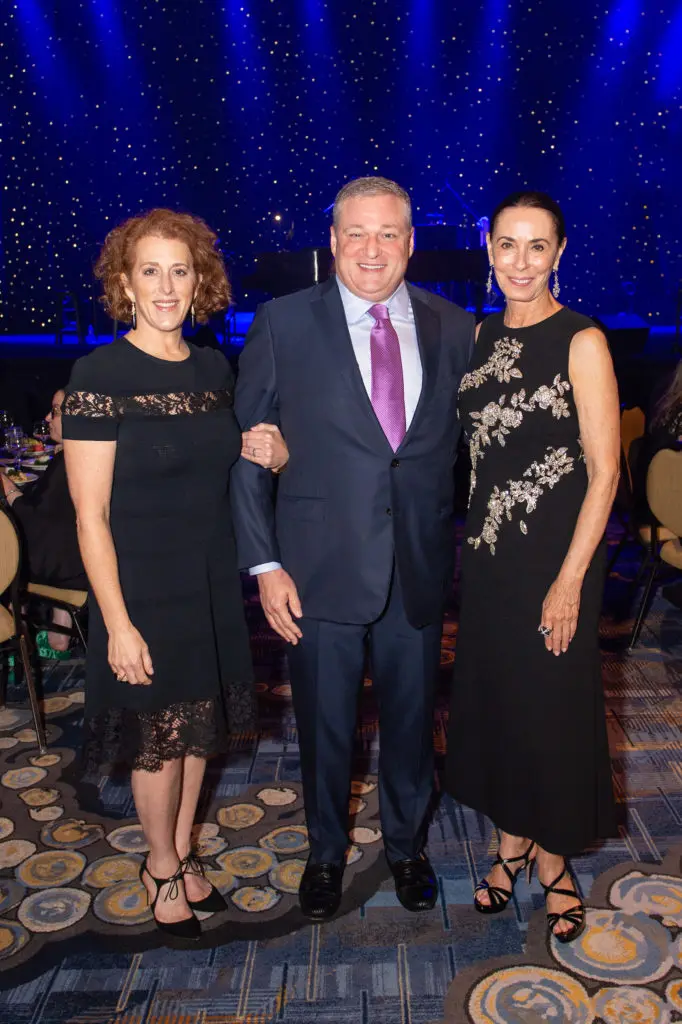 Shelly Hendry, Stuart Smith, Sue Smith at the Lyndon Baines Johnson Moral Courage Award dinner (Photo by Jacob Power)