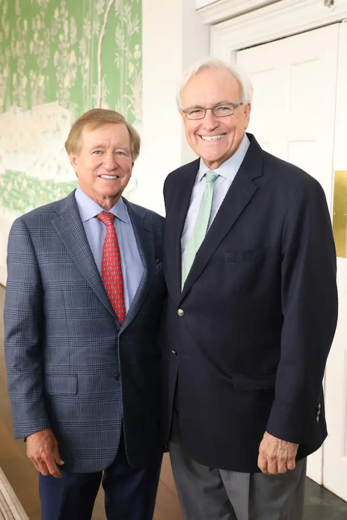 Jesse Tutor, Bill King at the Men of Distinction luncheon (Photo by Priscilla Dickson)