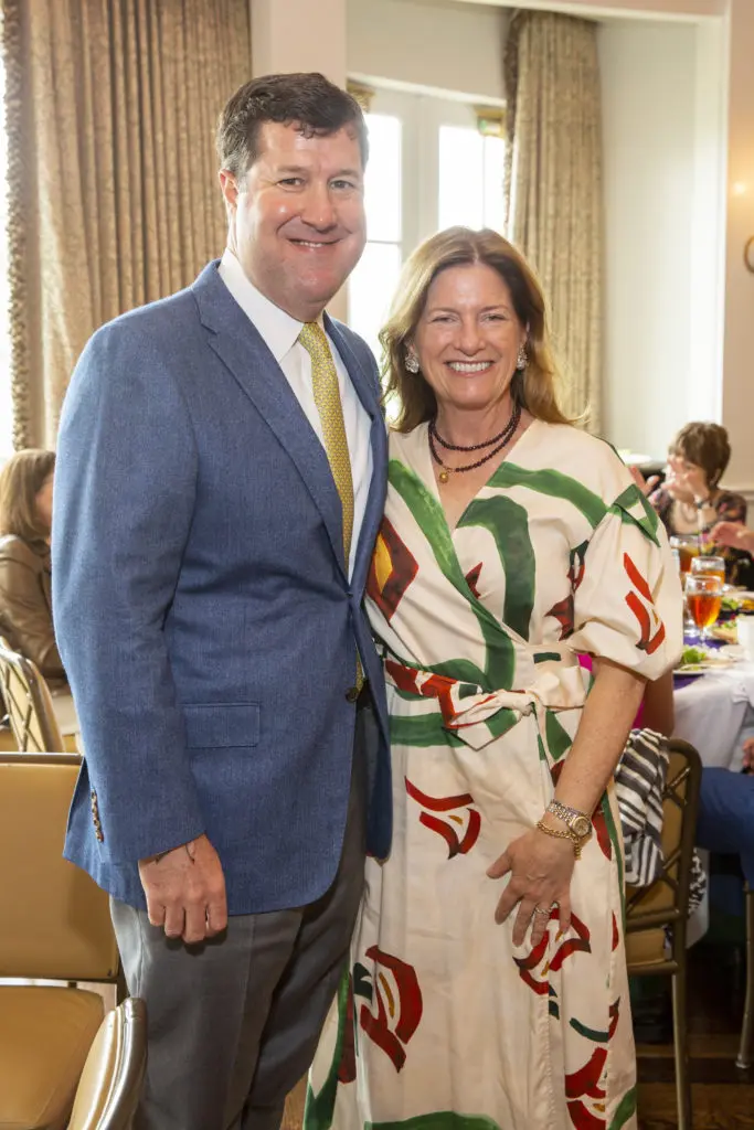 John & Ellen Bass at the DePelchin Children's Center 'Families for Kids' luncheon