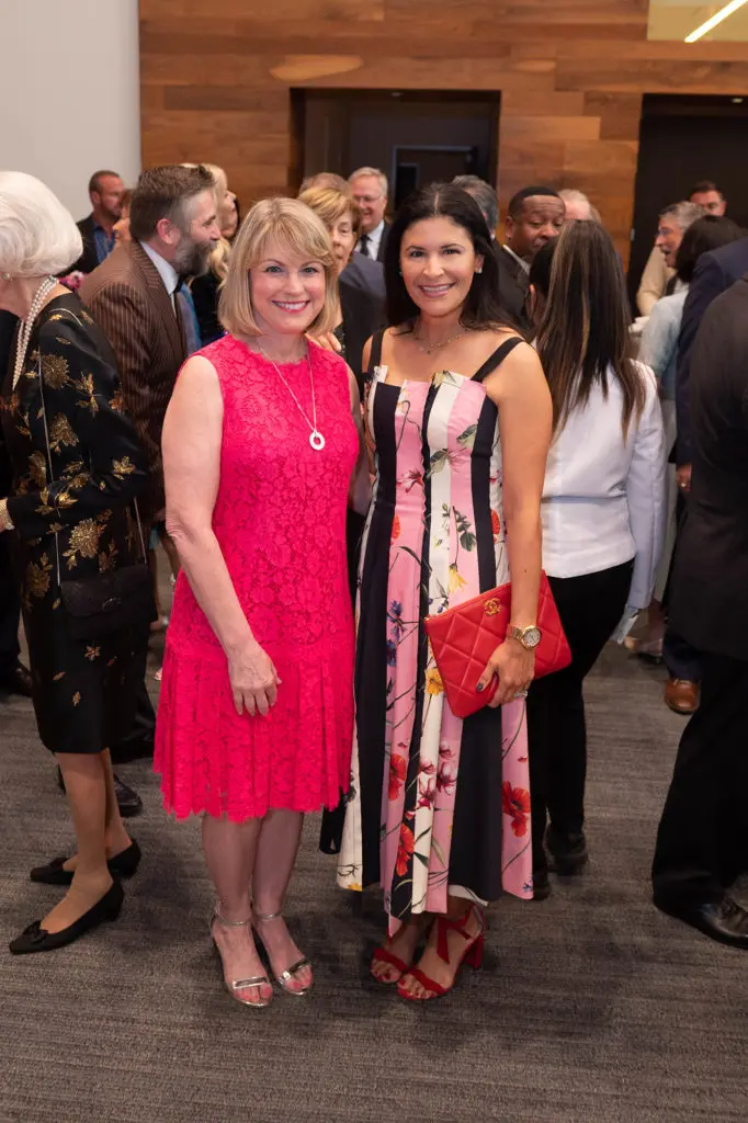 Kelley Lubanko, Kristy Bradshaw at the Houston Ballet dinner.