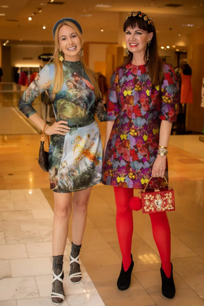 Kendra Muecke, past Best Dressed honoree Beth Muecke at the Best Dressed announcement party at Neiman Marcus in The Galleria (Photo by Miroma  Photography)