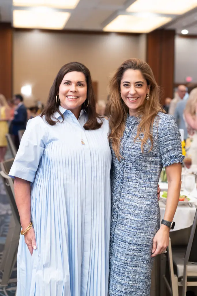 Lesha Elsenbrook, Kristina Somerville at the CanCare Survivors Luncheon (Photo by Daniel Ortiz)