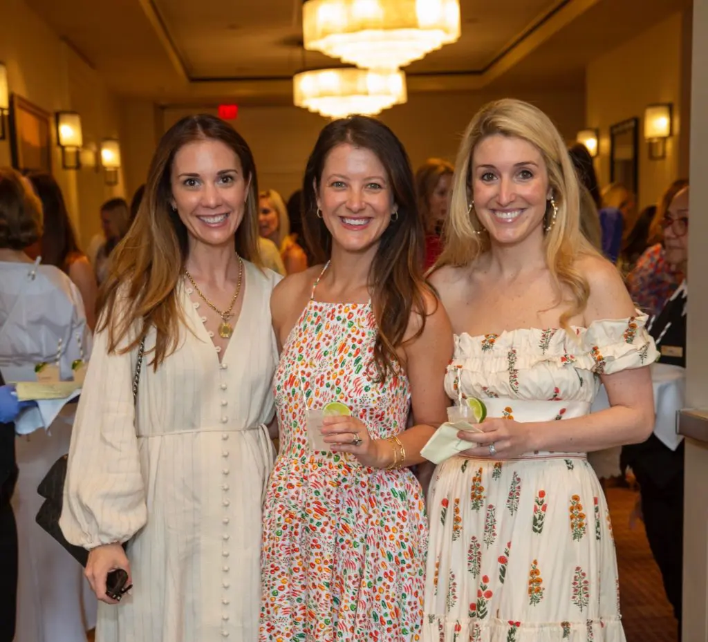 Leslie Masterson, Alice Adair, Natalie Steen at the Arms Wide Adoption Services luncheon (Photo by Jenny Antill)
