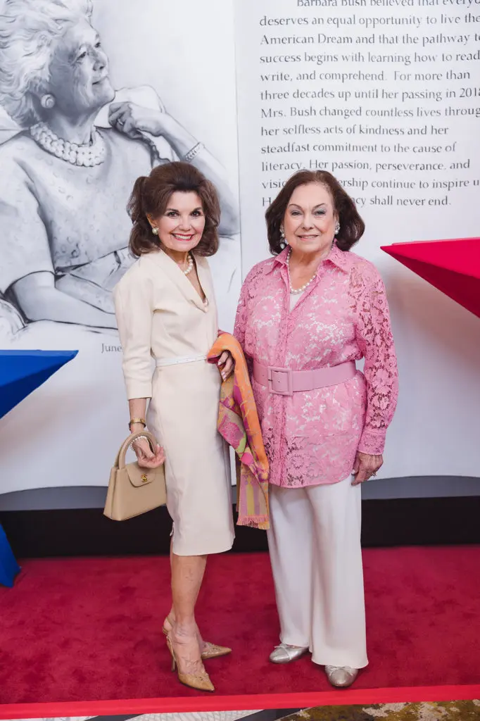 Linda McReynolds, Rose Cullen at the Barbara Bush Houston Literacy Foundation Celebration of Reading (Photo by Johnny Than)