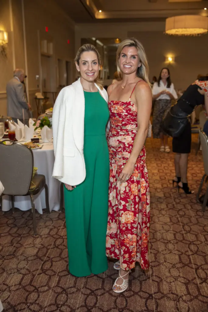 Luvi Wheelock, Lindley Arnoldy at the Arms Wide Adoption Services luncheon (Photo by Jenny Antill)