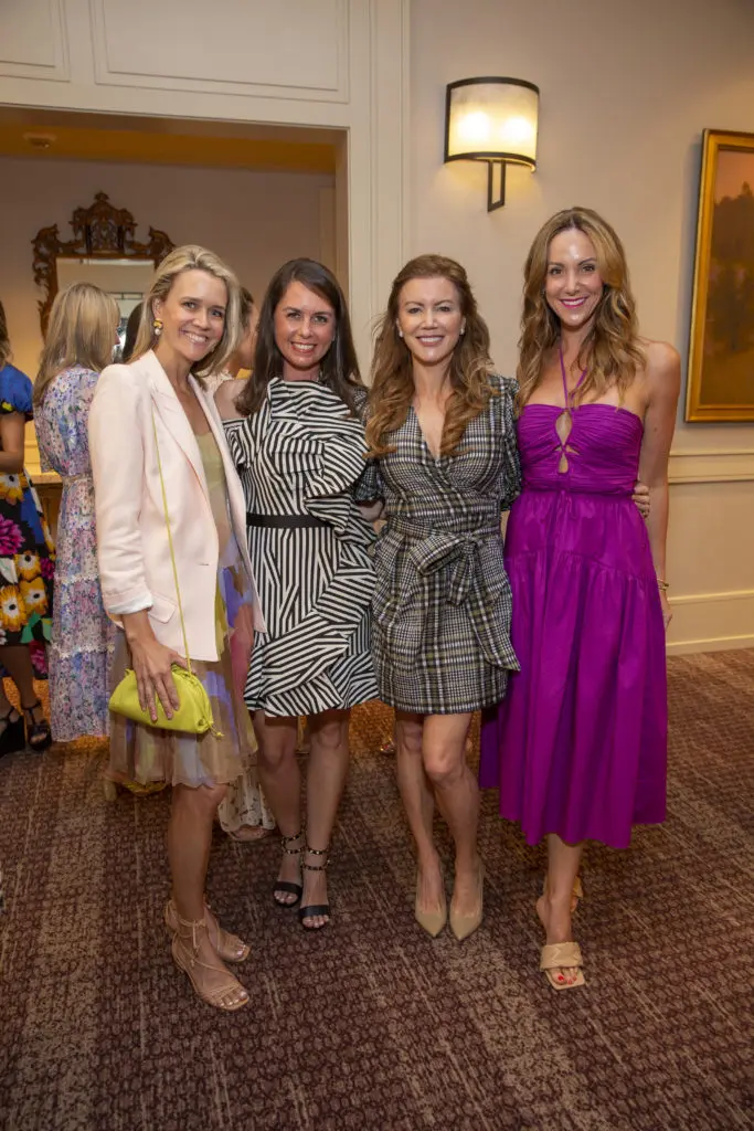 Lyndsey Zorich, Jenni Swyka, Theresa Eaton, Allison O'Neill at the Arms Wide Adoption Services luncheon (Photo by Jenny Antill)