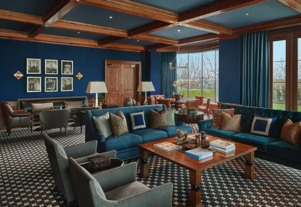 The study in the Manor House. 