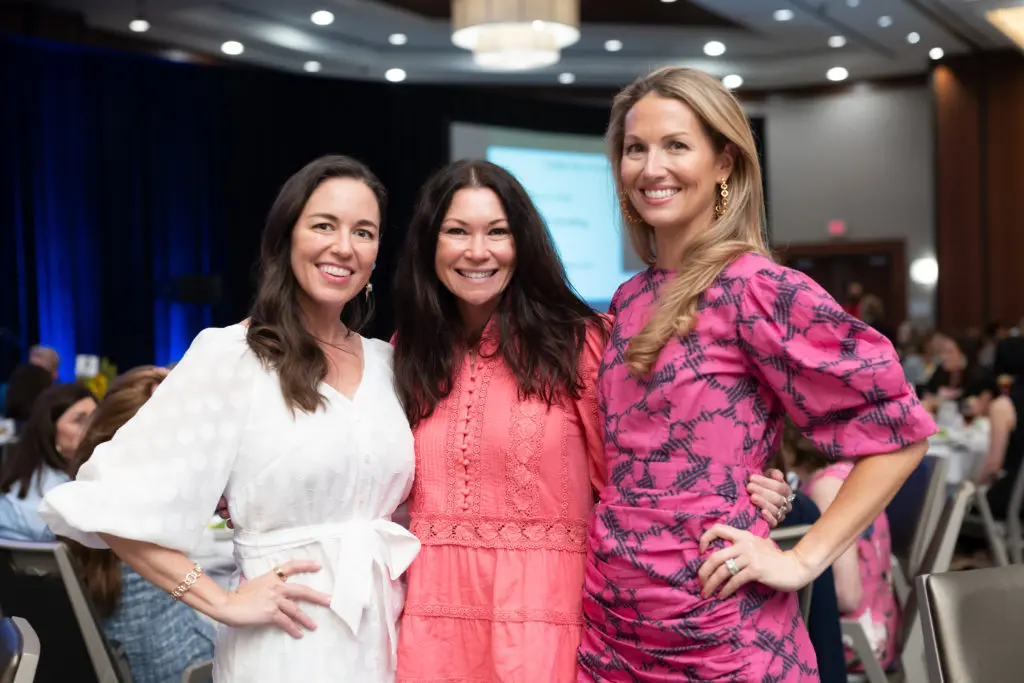 Natalie Crossley, Megan Vondra, Abby Spinn at the CanCare Survivors Luncheon (Photo by Daniel Ortiz)