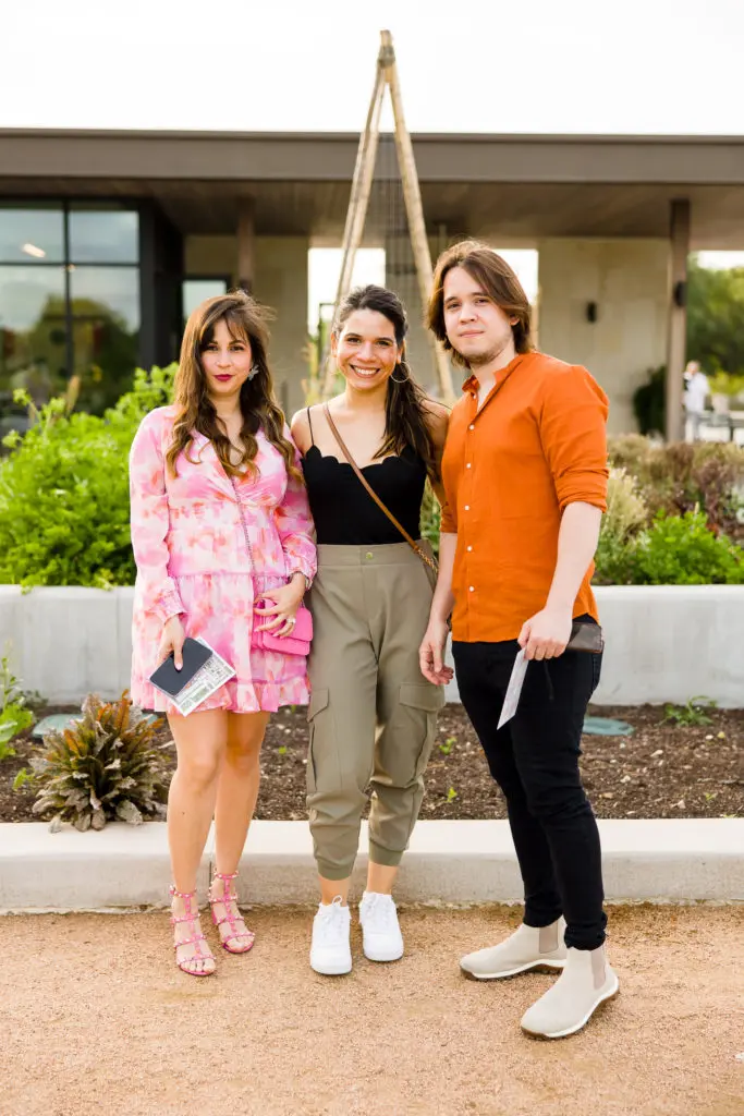 Nina Altuve, Andrea Kancev, Justo Cimetta at The Secret Garden Party held at Houston Botanic Garden