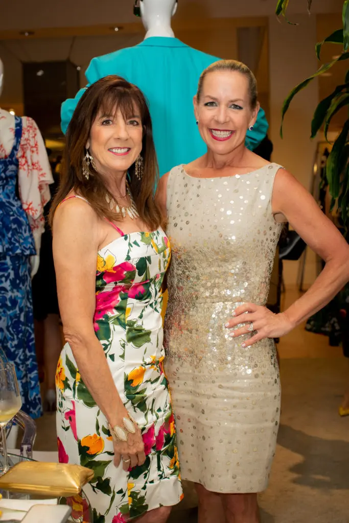 Pamela Walker, Rosemary Schatzman at the Best Dressed announcement party (Photo by Miroma  Photography)