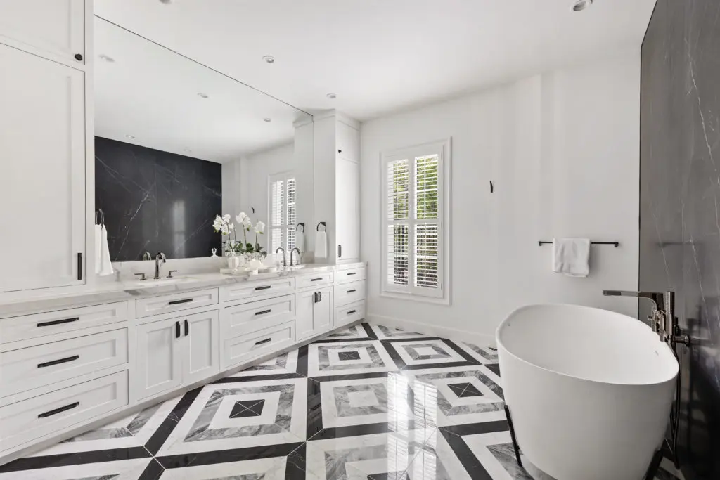 The home was recently remodeled by JPS Craftsman and Construction.