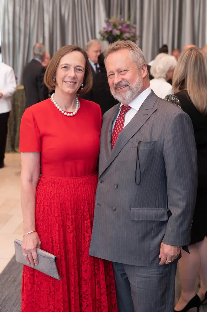 Princess Anna-Maria Galitzine, Prince Piotr Galitzine at the Houston Ballet dinner.