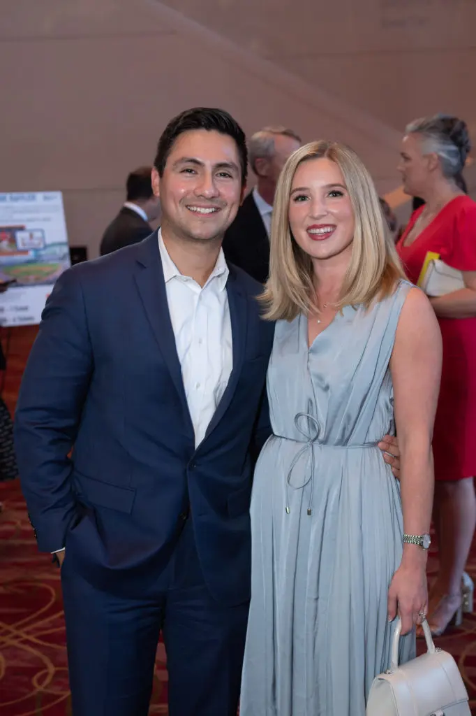 Fernando & Mackenzie Sanchez at the Covenant House Texas Night of Broadway Stars (Photo by Wilson Parish)