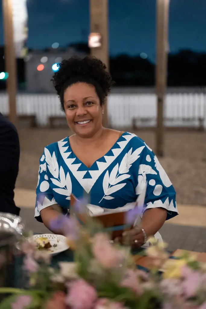 Shelly Spann at the Recipe for Success Delicious Alchemy Banquet at Hope Farms (Photo by Daniel Ortiz)