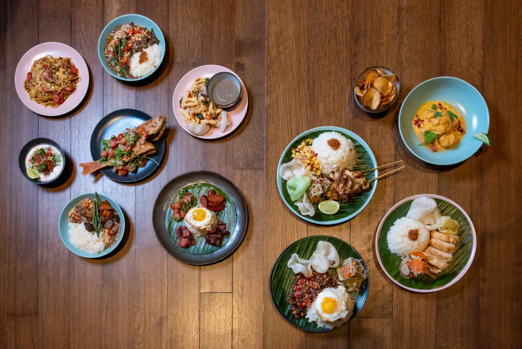 An array of Filipino dishes at Soy Pinoy located in the POST downtown. (Photo by Kat Ambrose)