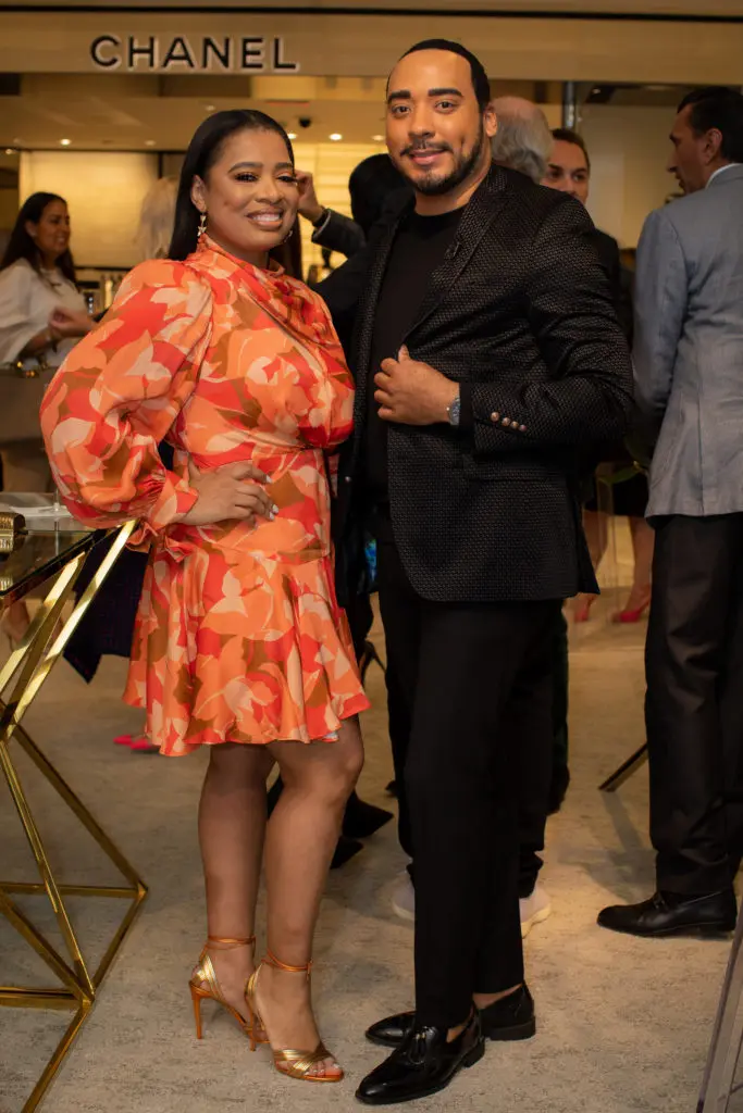 Shawntell McWilliams, Brandon McClendon at the Best Dressed announcement party (Photo by Miroma  Photography)