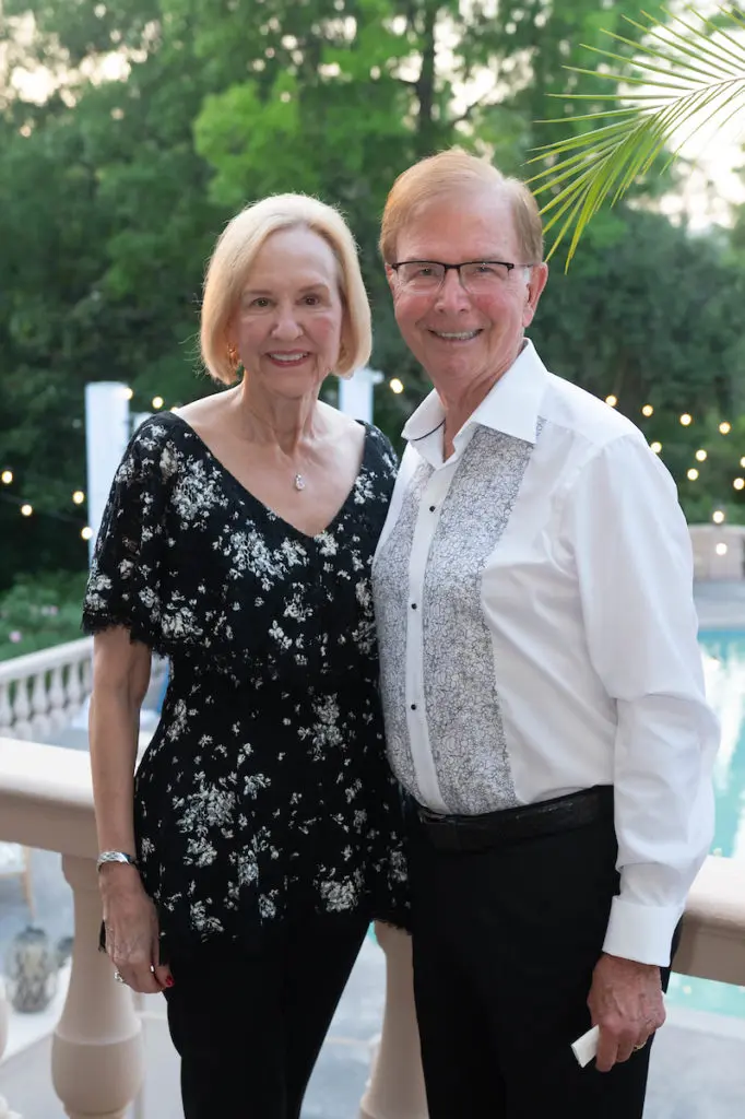 Sue & Rusty Burnett at the Rienzi Spring Party (Photo by Wilson Parish)
