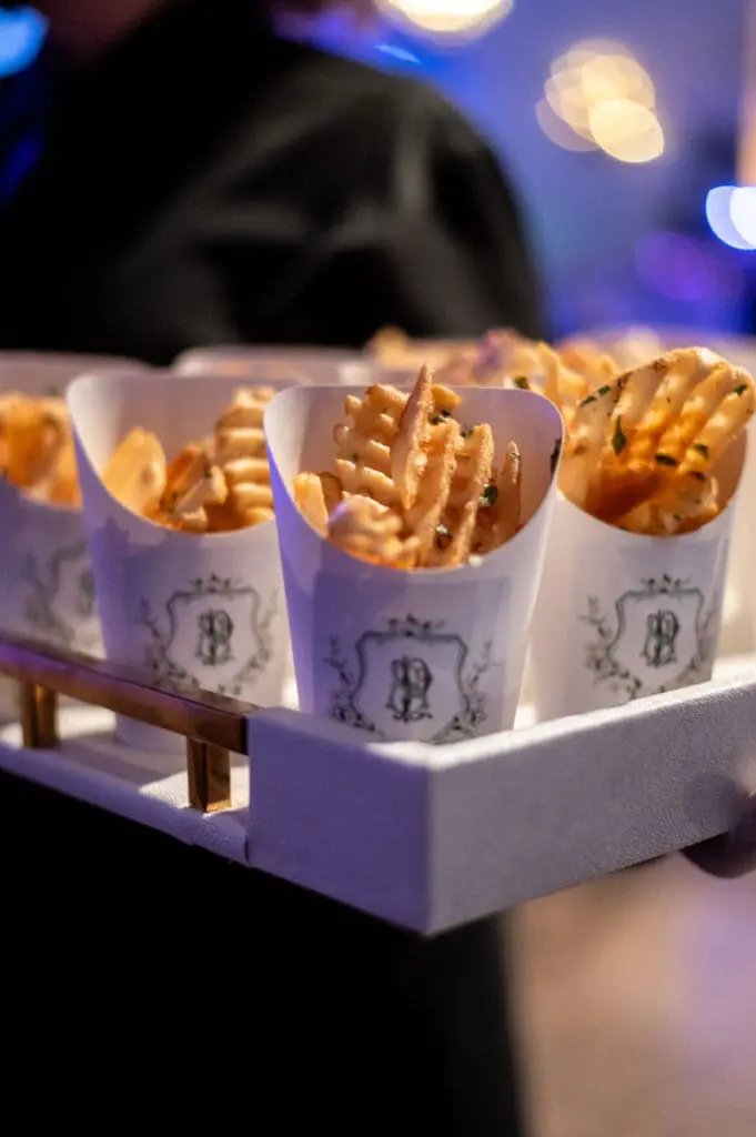 Perry Oster and Sarah Harris' wedding was a celebration. With food to match. (Photo by Chris Bailey Photography)
