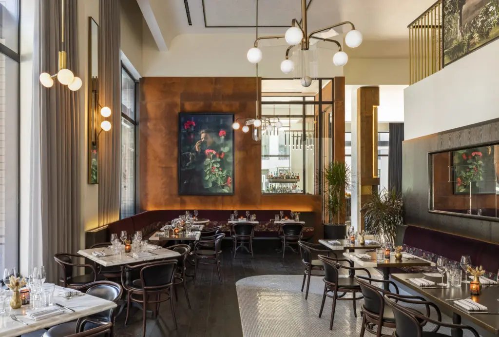 Located in Thompson Denver, Chez Maggy is led by chef Ludo Lefebvre. (Photo by Julie Soefer)